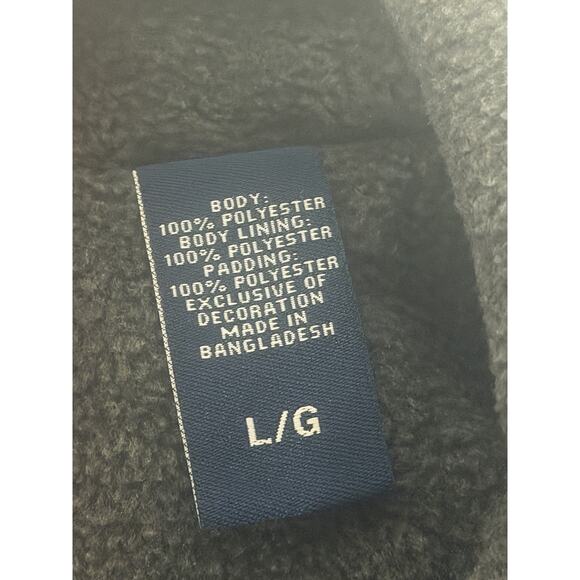 Red Mens Chaps Ralph Lauren Insulated-Fleece Lined Vest Size L - Picture 8 of 12